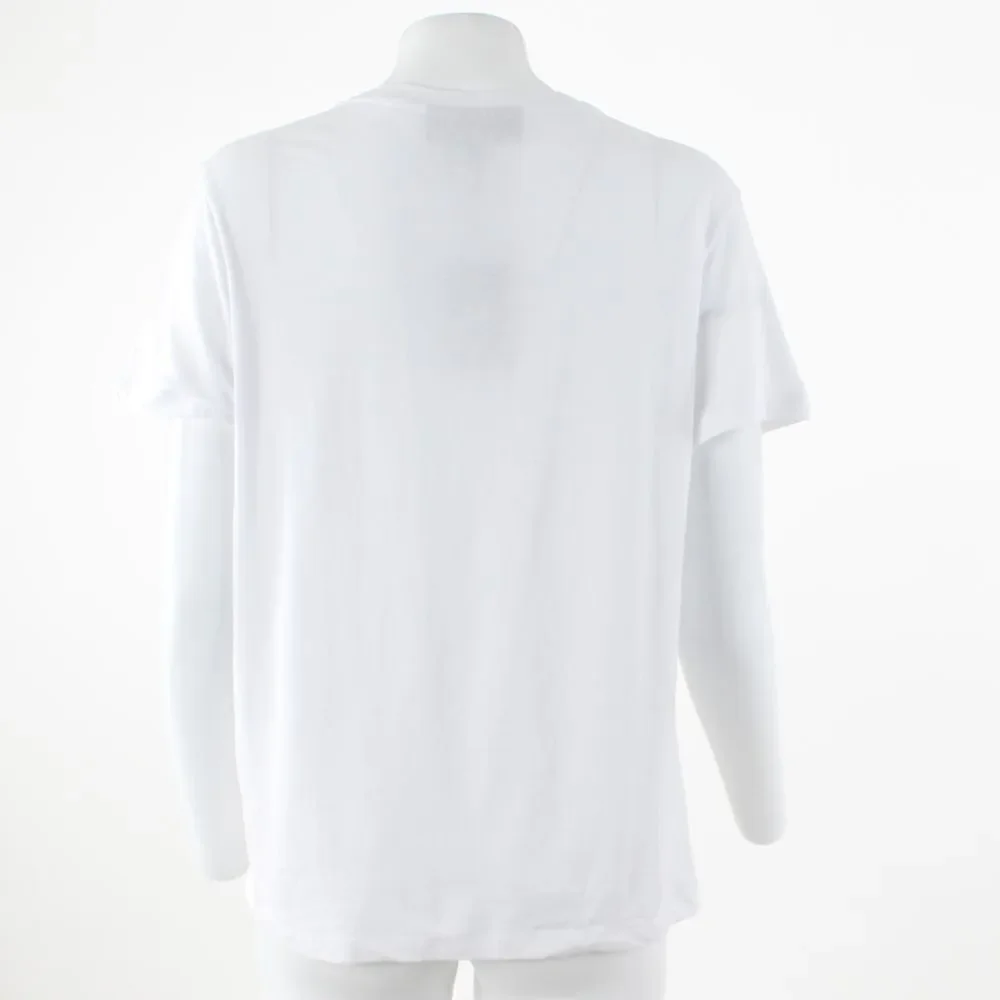 DKNY Short Sleeve Sequin Pocket T-Shirt in White